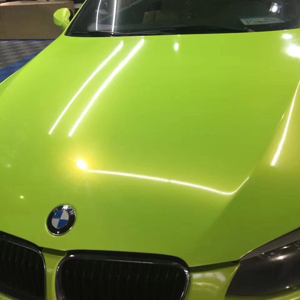 Fluorescence Yellow Color Shift Vinyl Wrap