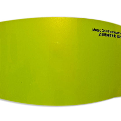 Fluorescence Yellow Color Shift Vinyl Wrap
