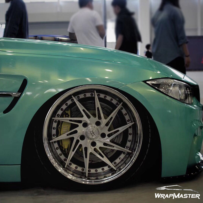 Color Shift Car Wrap Magic Gold Ice Blue