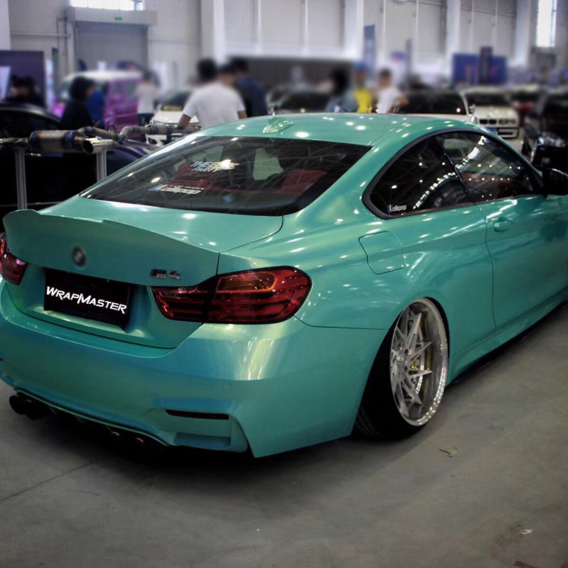 Color Shift Car Wrap Magic Gold Ice Blue