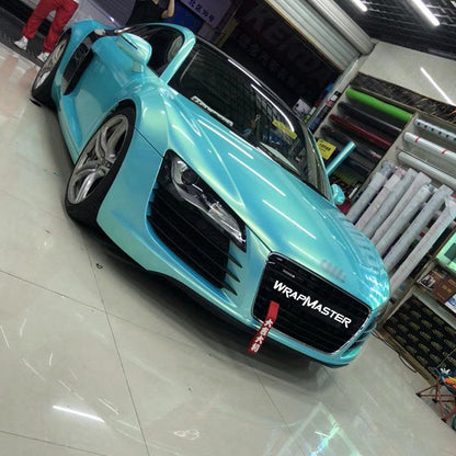 Color Shift Car Wrap Magic Gold Ice Blue