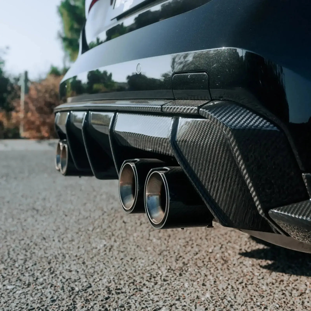 MP Style Carbon Fiber Exhaust Tip Set - BMW G80 M3, G82/G83 M4 & G87 M2
