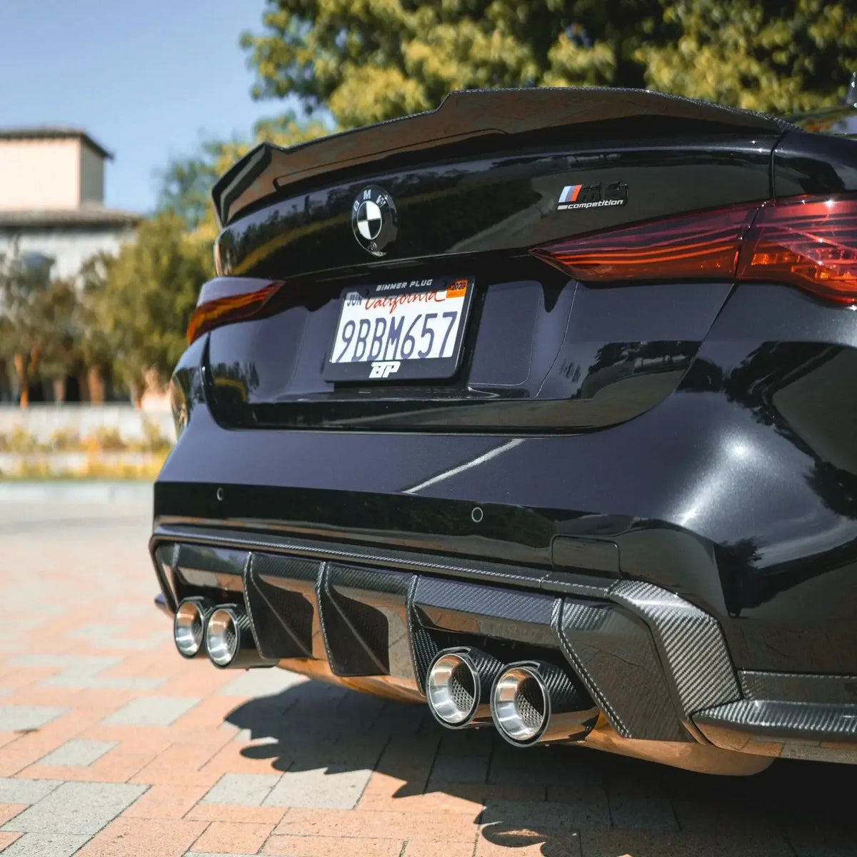 MP Style Carbon Fiber Exhaust Tip Set - BMW G80 M3, G82/G83 M4 & G87 M2