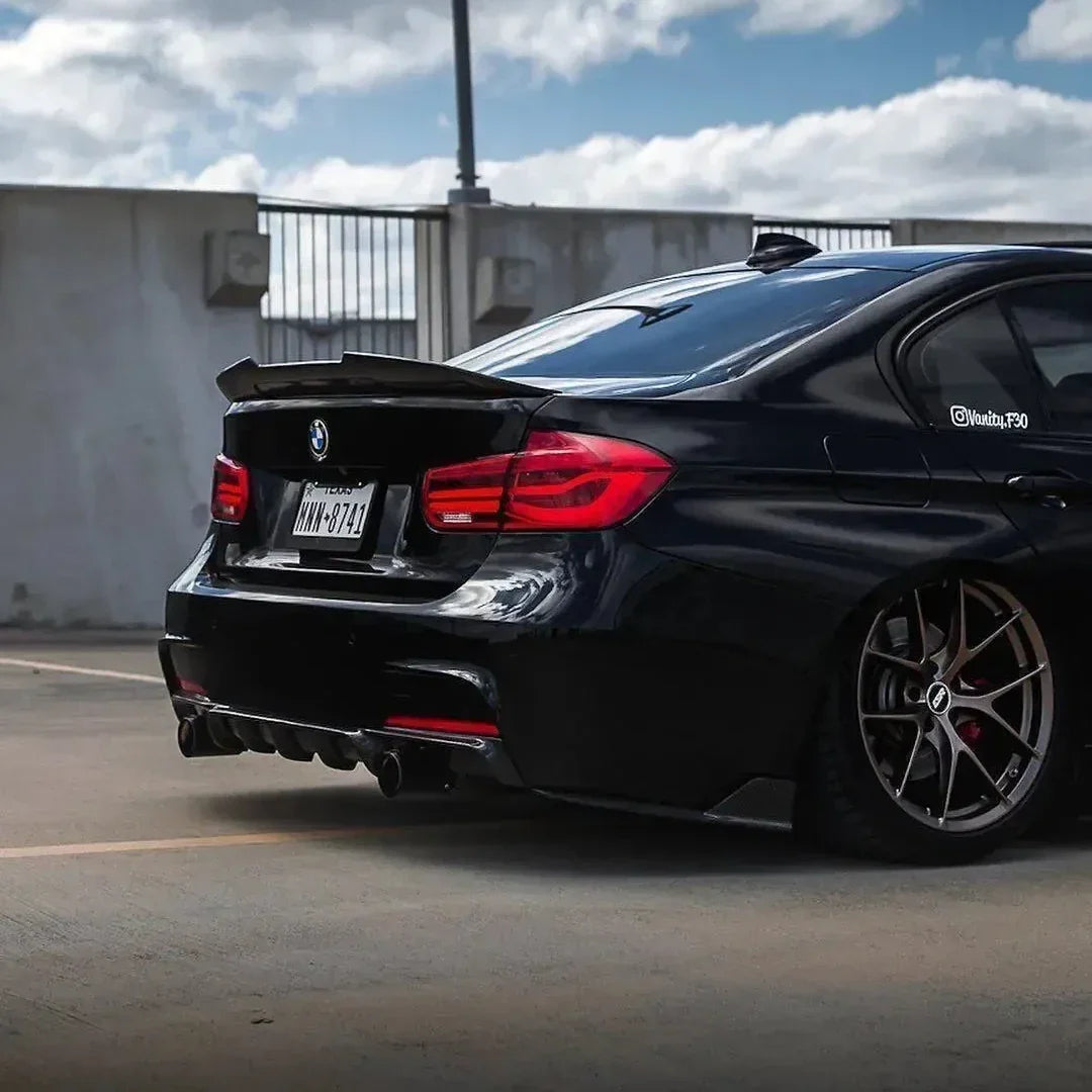 MP Style Carbon Fiber Rear Diffuser for BMW F30 3 Series M Sport