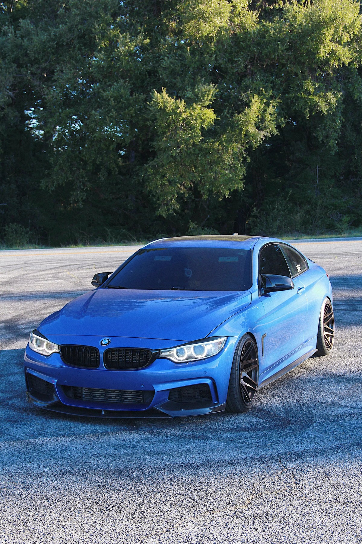 BMW 4 Series F32/F33/F36 MP-Style Wet Carbon Fiber Side Skirts