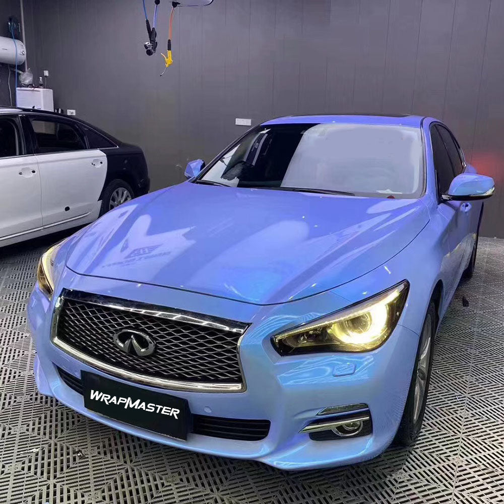 Twin Color Metallic Candy Ash Color Shift Wrap