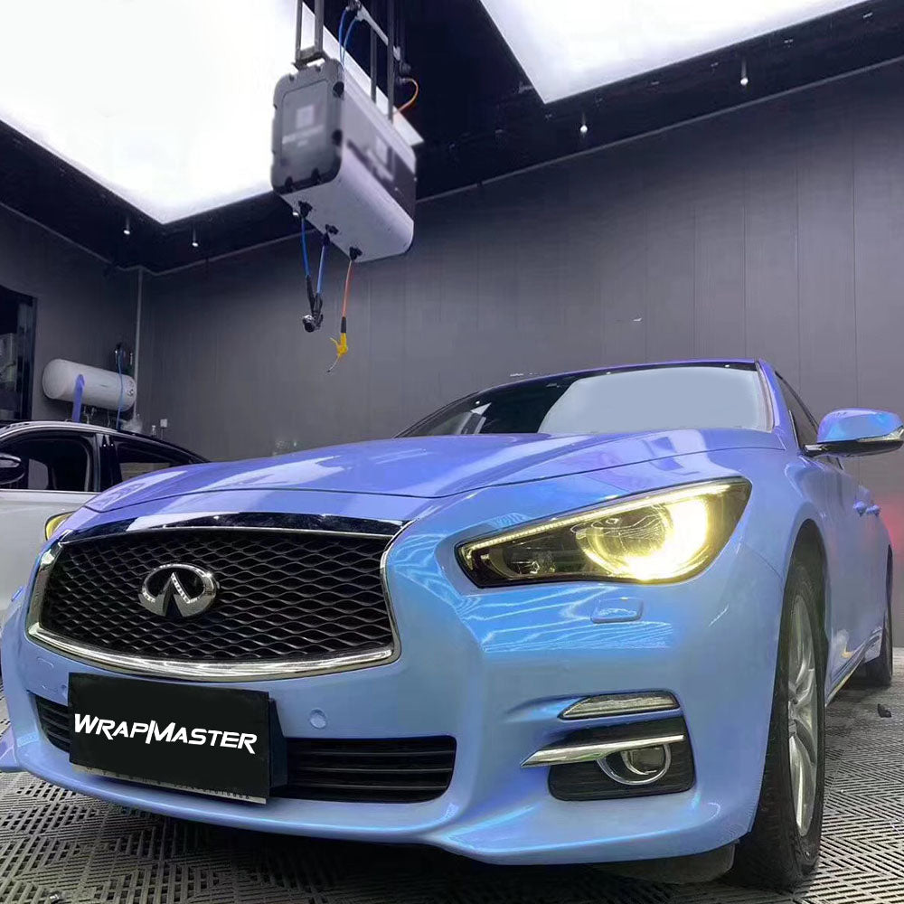 Twin Color Metallic Candy Ash Color Shift Wrap