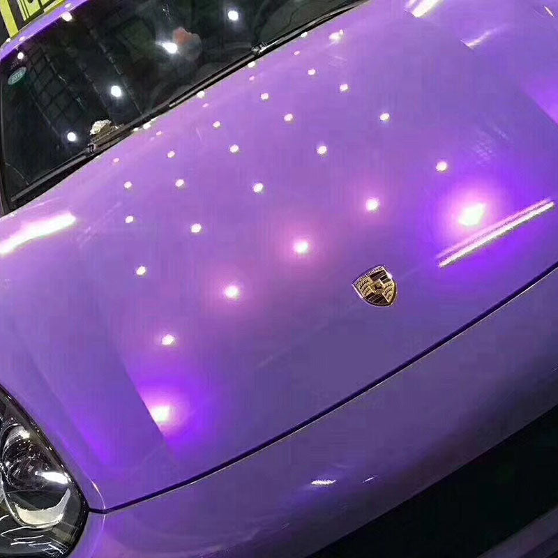 Twin Color Metallic Purple Color Shift Wrap