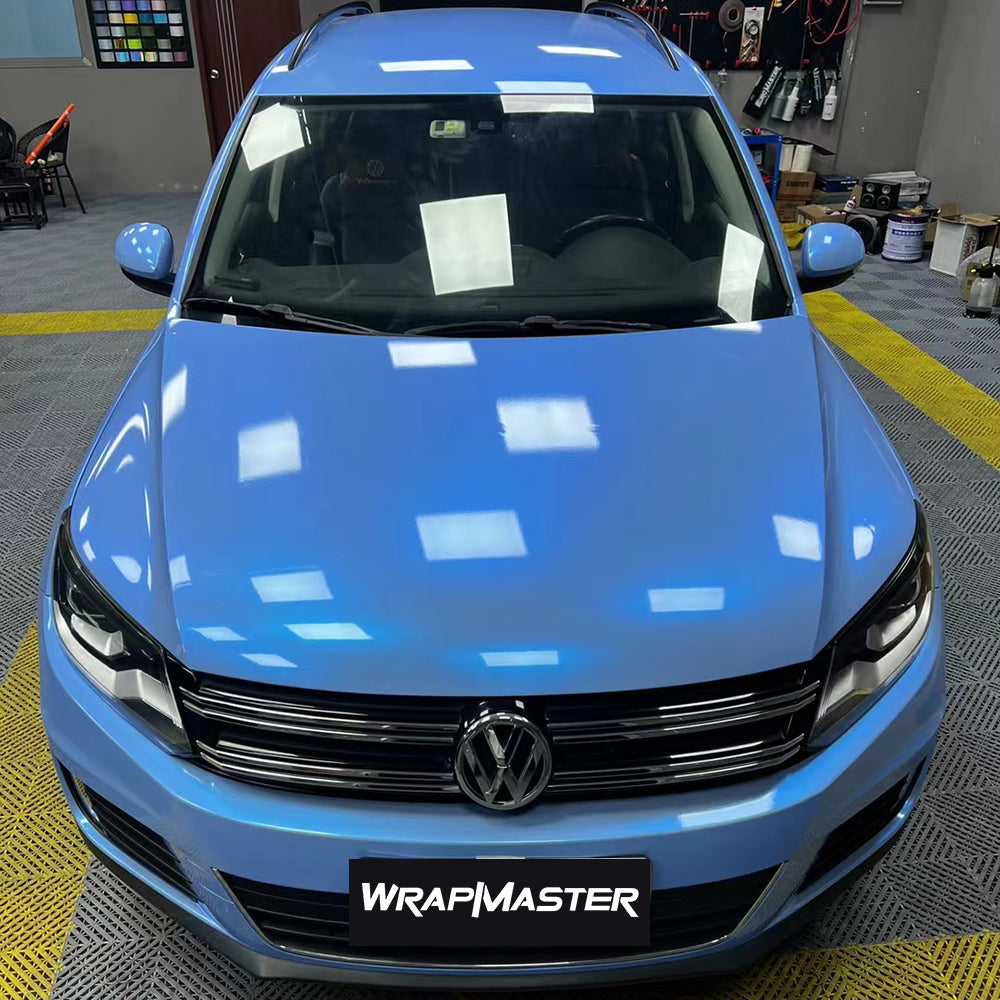 Twin Color Shift Wrap Metallic Gray Blue