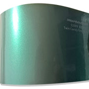 Twin Color Metallic Color Shift Wrap Lime Grey