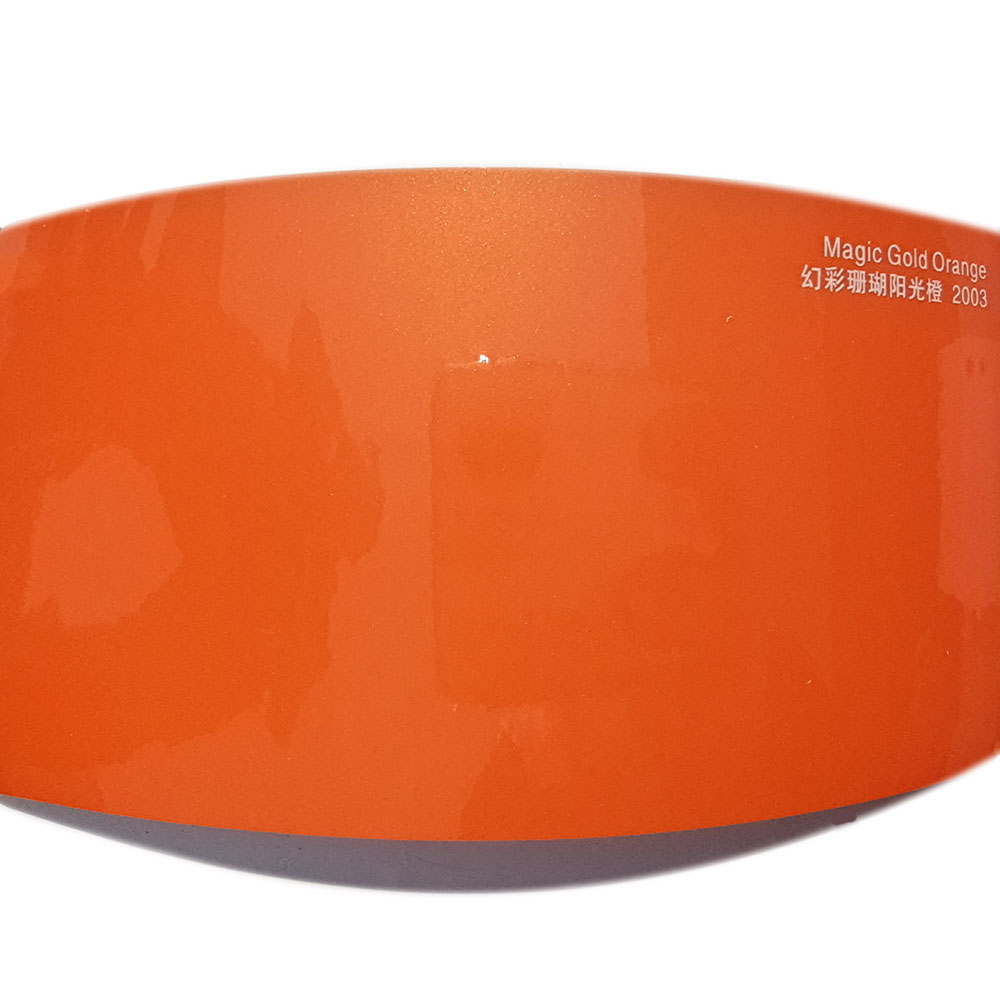 Color Shift Orange Vinyl Wrap