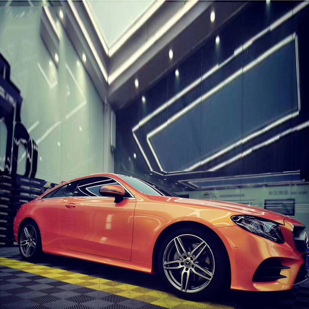 Color Shift Orange Vinyl Wrap