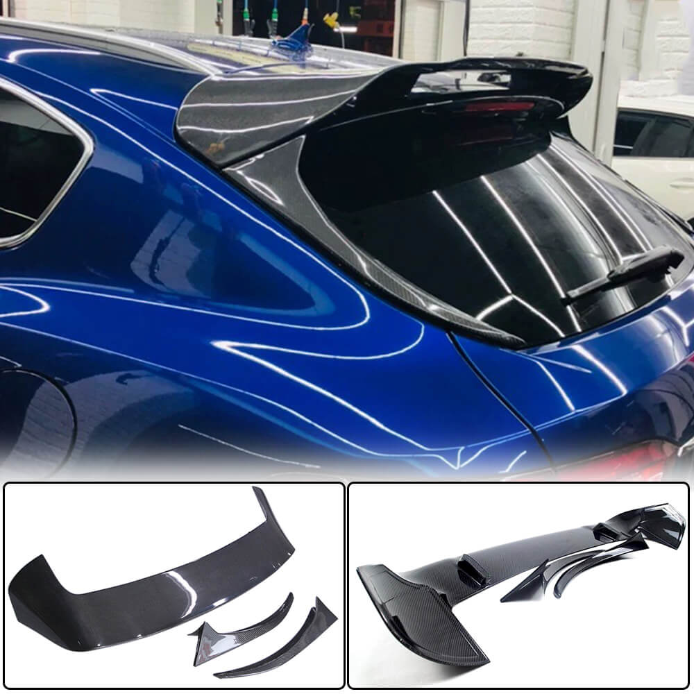 Maserati Levante ase Sport Utility 4-Door 2016-2019 Rear Roof Spoiler Carbon Fiber