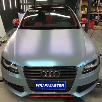 Matte Diamonds Grey to Blue Wrap