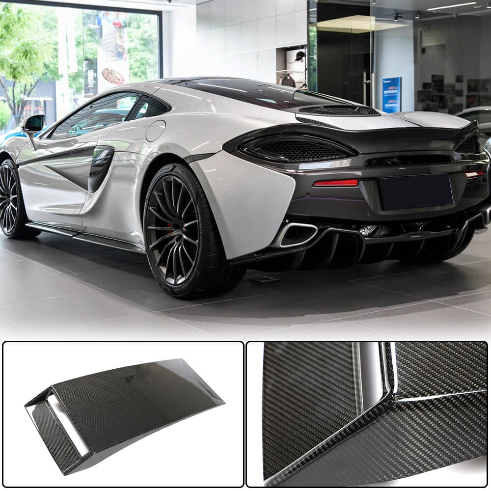 McLaren 540C 570S 570GT Coupe 2015-2019 Rear Boot Roof Scoop Air Vent Dry Carbon Fiber