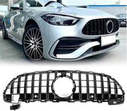 Mercedes-Benz C-Class W206 C200 C300 2022-2023 Glossy Black ABS Front Grille