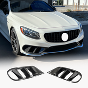 Mercedes Benz C217 S500 S550 Sport Pre-facelift 2015-2017 Fog Light Covers Dry Carbon Fiber