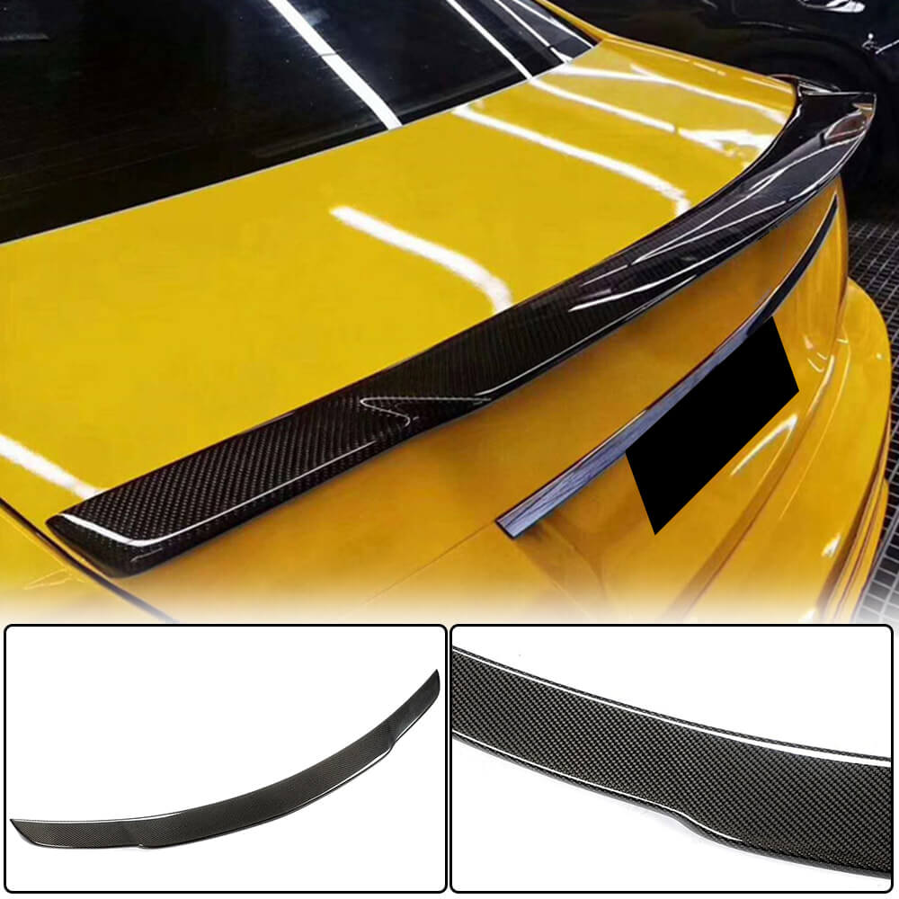 Mercedes Benz C Class W204 2007-2014 Rear Trunk Spoiler Carbon Fiber