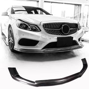 Mercedes Benz E Class W212 Sport Facelift 2013-2016 Front Bumper Lip Carbon Fiber