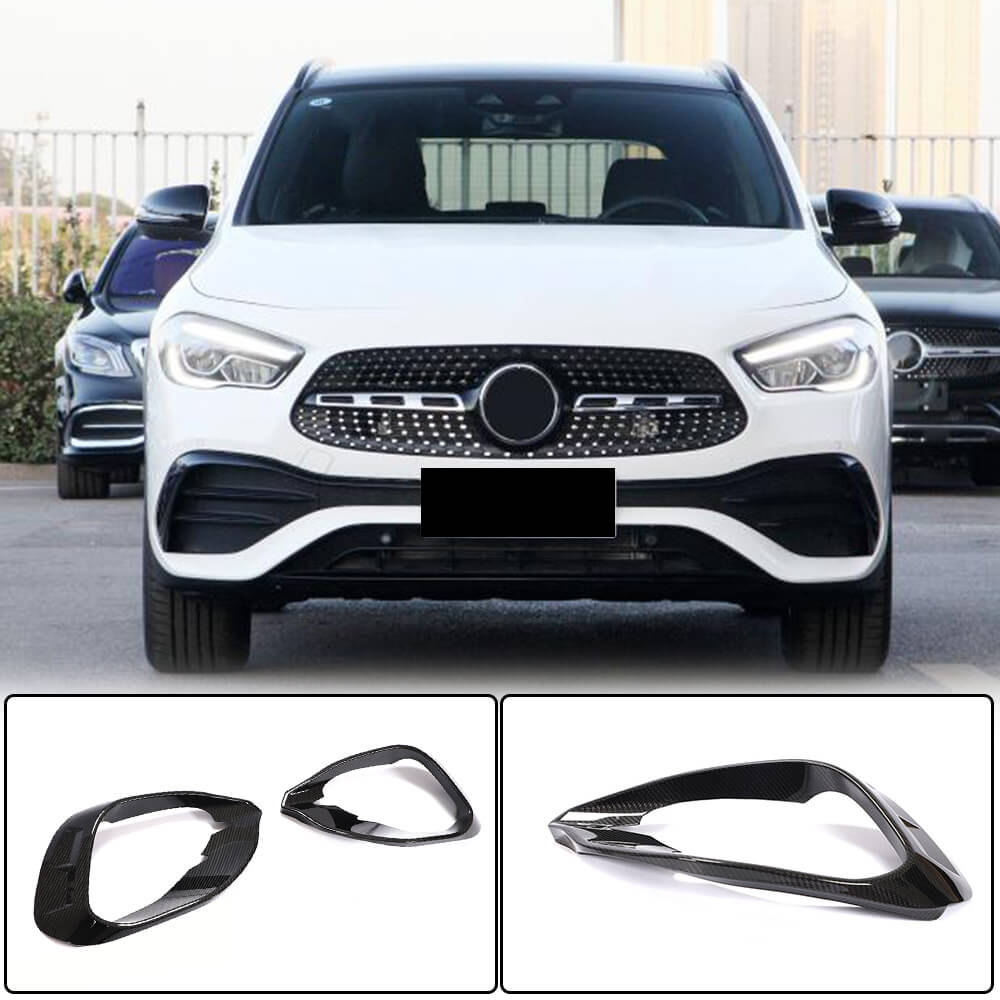 Mercedes Benz GLA Class H247 Sport GLA35 GLA45 2020-2022 Front Bumper Vents Dry Carbon Fiber