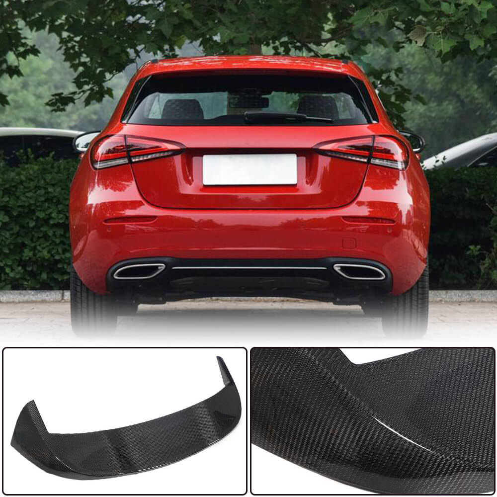 Mercedes Benz A Class W177 2019UP Rear Roof Spoiler Carbon Fiber