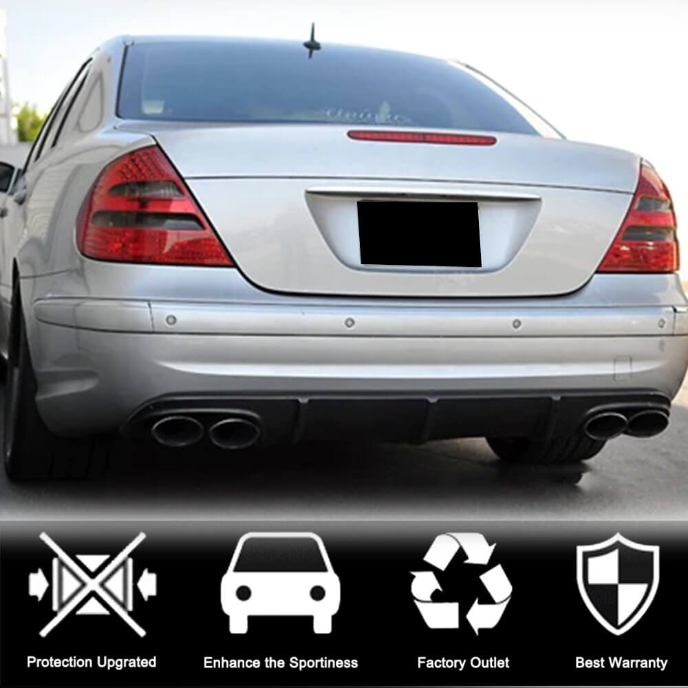 Mercedes Benz W211 E55 AMG Pre-facelift 2003-2006 Rear Bumper Diffuser Carbon Fiber/FRP