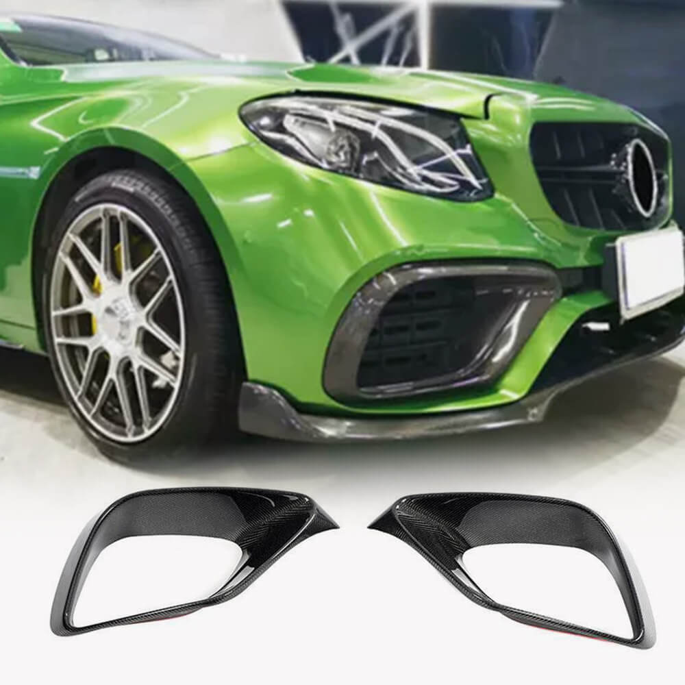 Mercedes Benz W213 S213 E63 2016-2020 Carbon Fiber Front Bumper Air Vent Cover