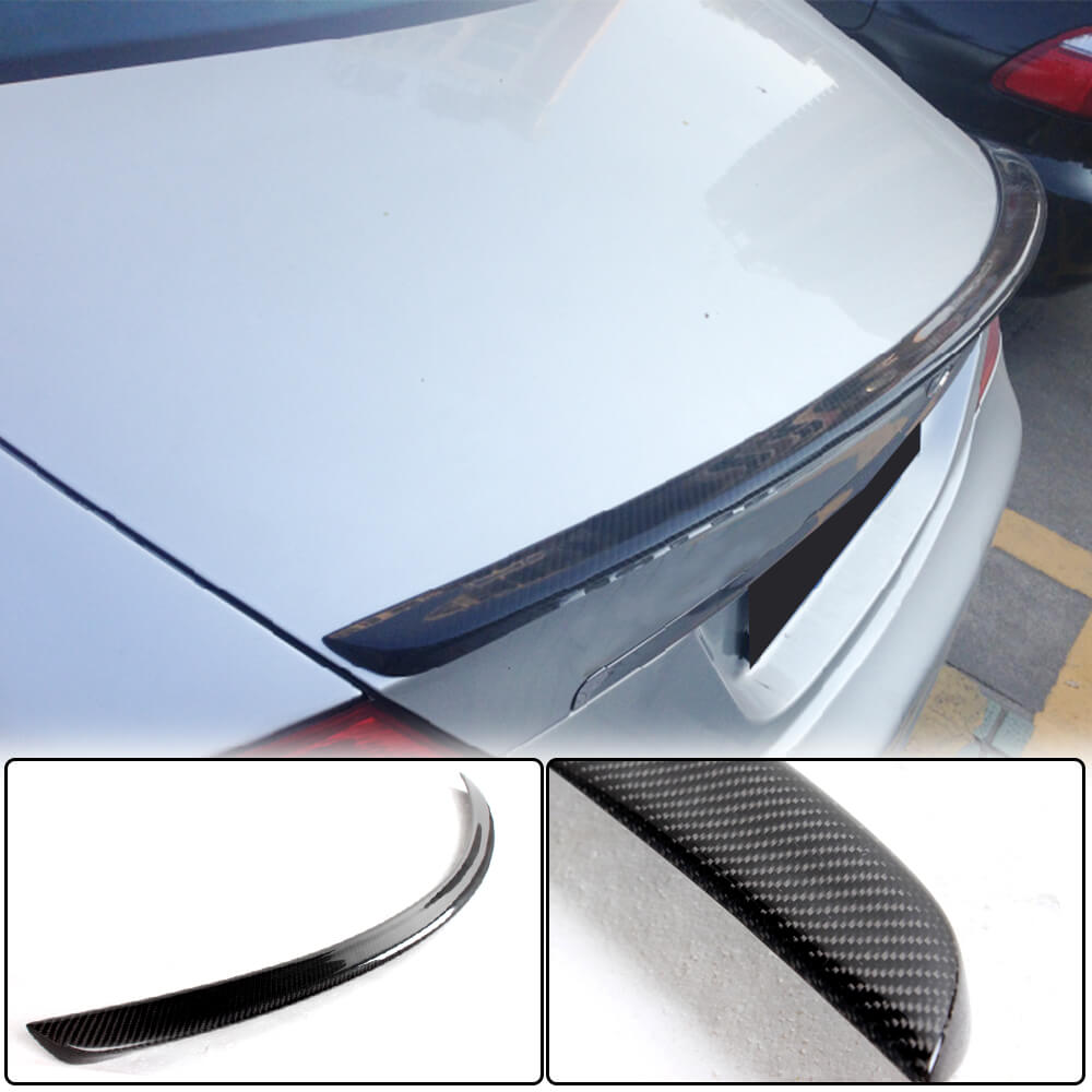 For Mercedes Benz W219 Sedan 06-10 Carbon Fiber Rear Trunk Spoiler Boot Wing Lip