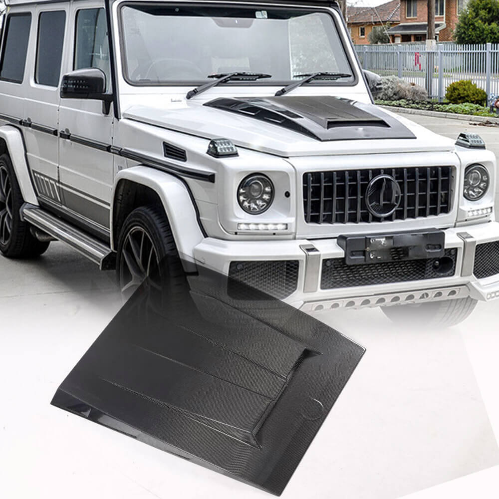 Mercedes Benz W463 Wagon 2004-2018 Engine Bonnet Hood Covers Carbon Fiber