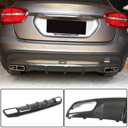 Mercedes Benz X156 GLA45 AMG Pre-facelift 2015 2016 Rear Bumper Diffuser Carbon Fiber