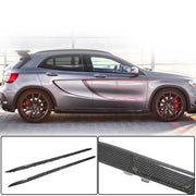 Mercedes Benz X156 GLA45 AMG Pre-facelift 2015 2016 Side Skirts Carbon Fiber