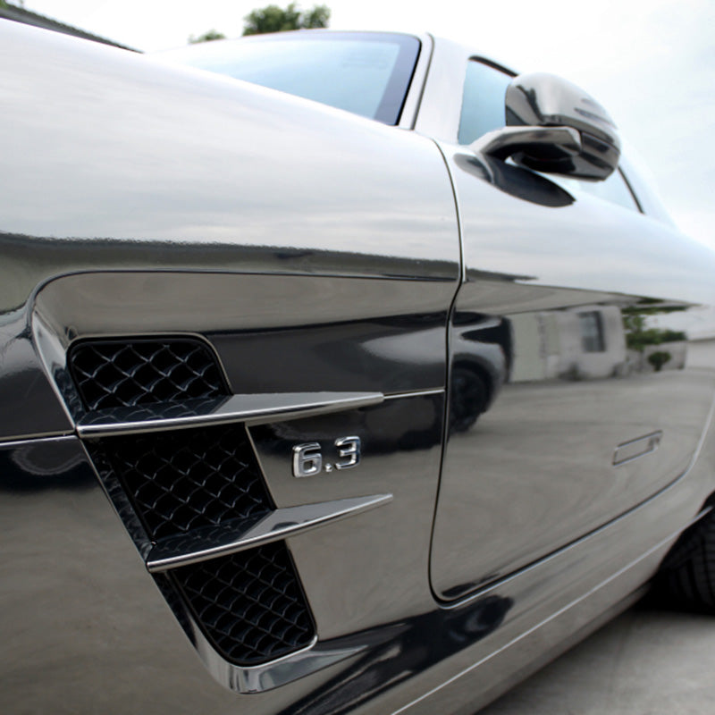 Super Mirror Chrome Black Wolfram Steel