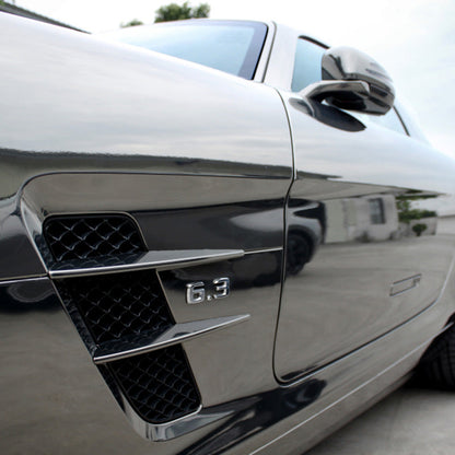 Super Mirror Chrome Black Wolfram Steel