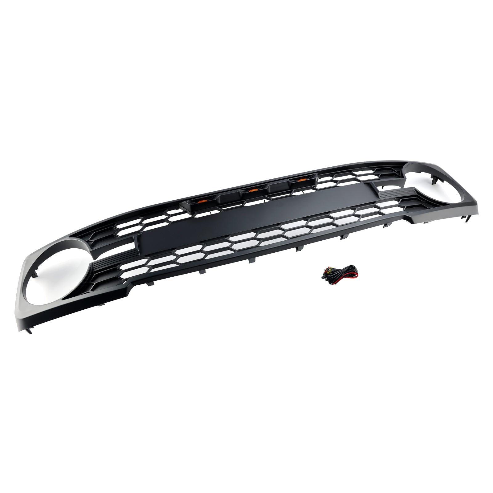 Ford Bronco 2021-2023 Black Front Bumper Grille Grill W/LED