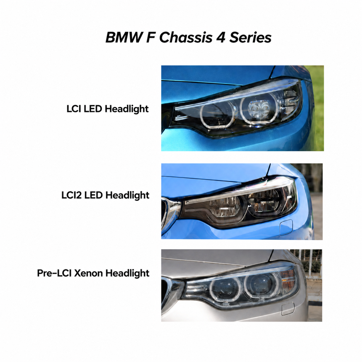 Red DRL LED Module Set - BMW F32/F33/F36 4 Series
