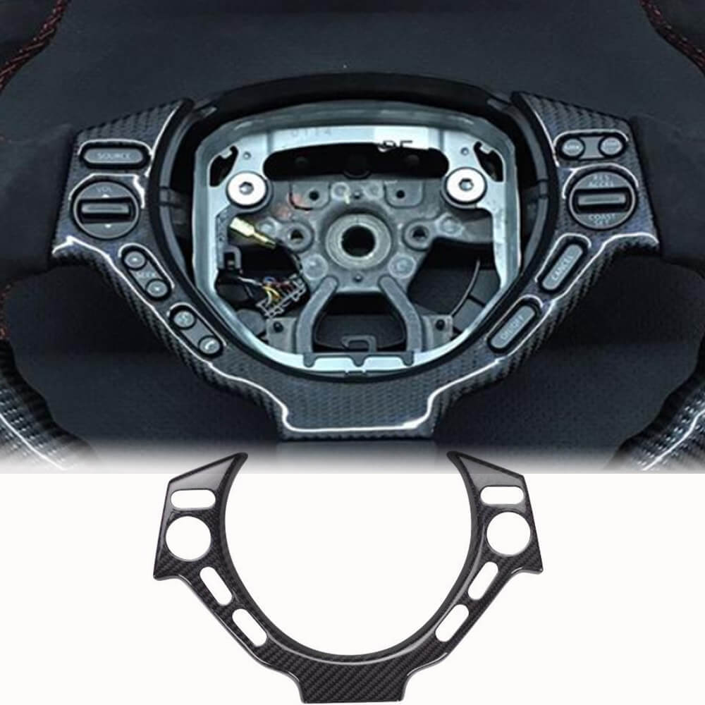 Nissan GTR Coupe 2-Door 2009-2015 Steering Wheel Covers Carbon Fiber