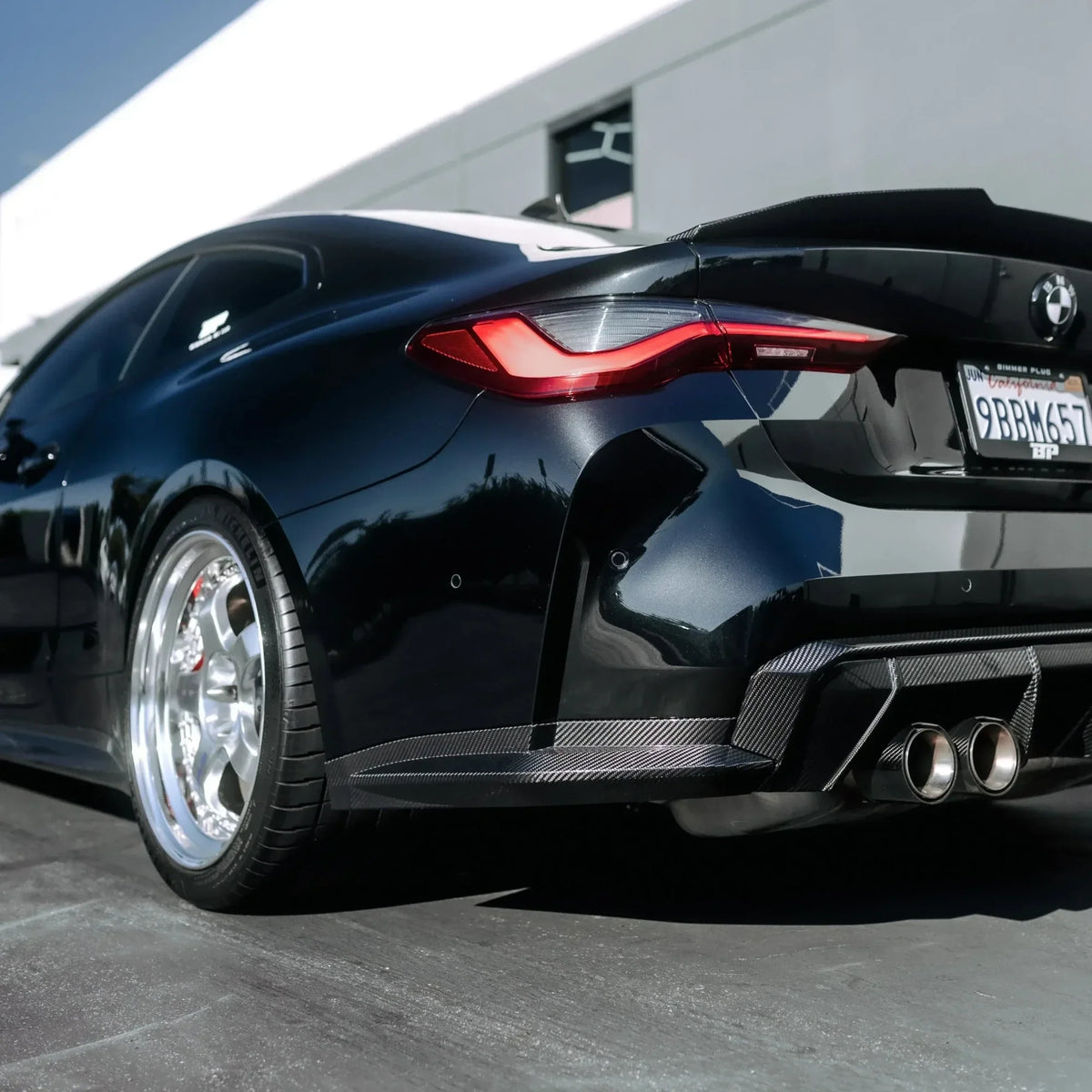 OEM Style Carbon Fiber Rear Canard Splitters - BMW G80 M3 & G82/G83 M4