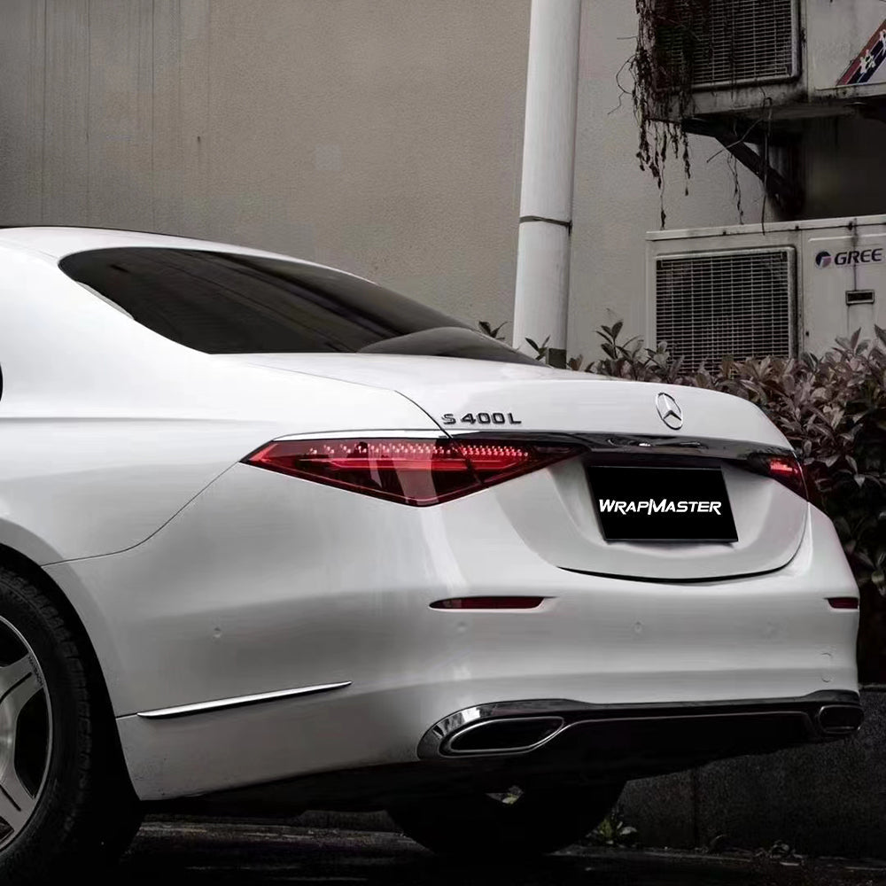Super Gloss White Car Wrap (PET Liner)