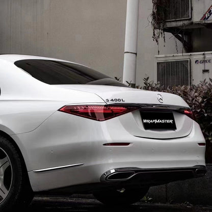 Super Gloss White Car Wrap (PET Liner)