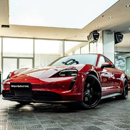 Super Gloss Carmine Red Vinyl Wrap (PET Liner)