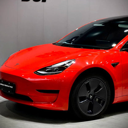 Super Gloss Carmine Red Vinyl Wrap (PET Liner)