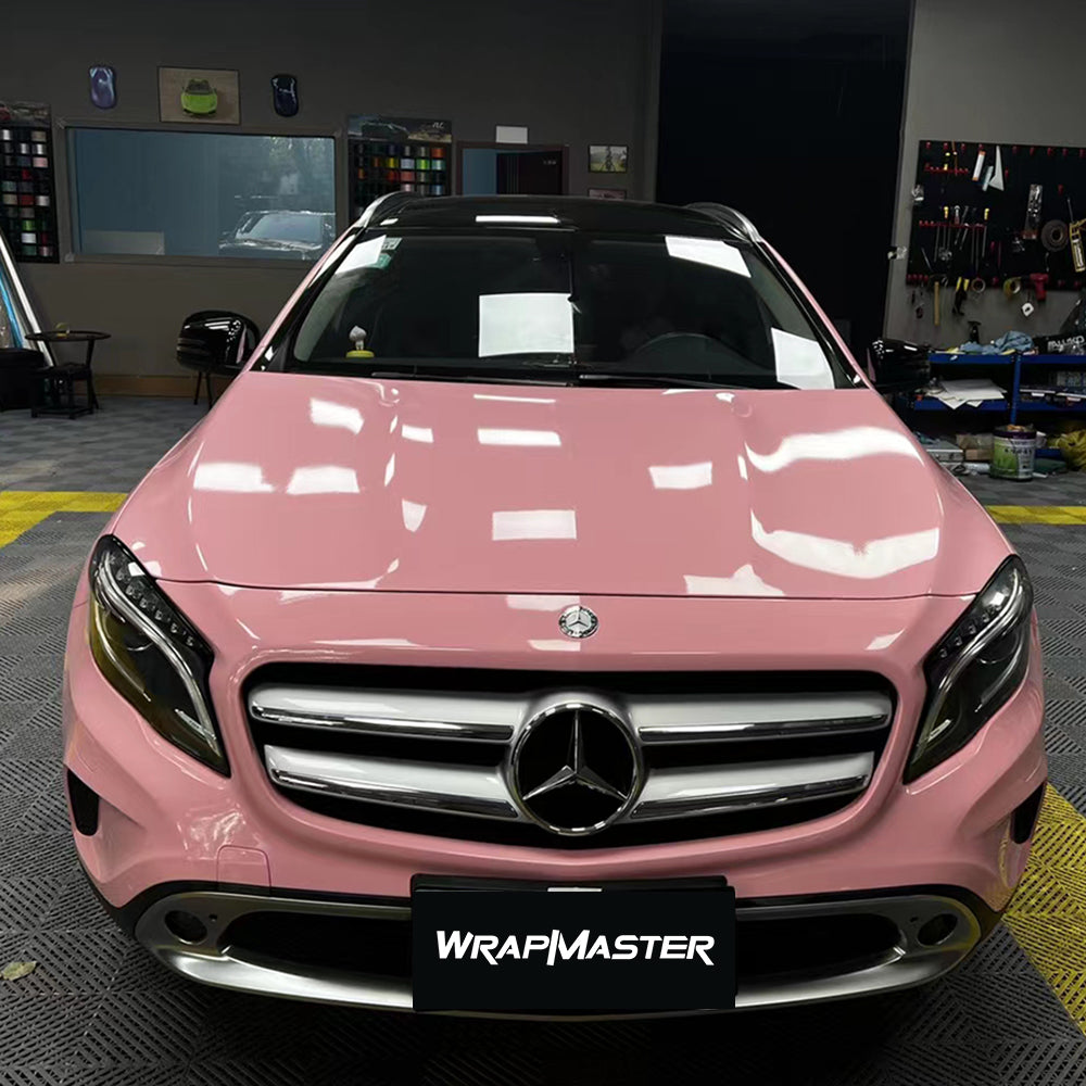 Glossy Rouge Pink Wrap Auto Wrappen (PET Liner)