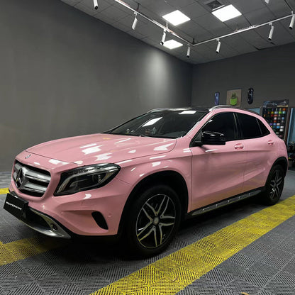 Glossy Rouge Pink Wrap Auto Wrappen (PET Liner)