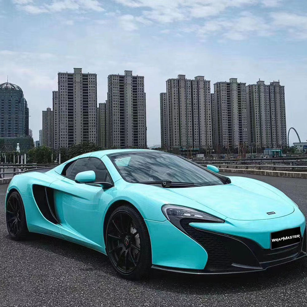 Super Gloss Tiffany Blue Vinyl Wrap (PET Liner)