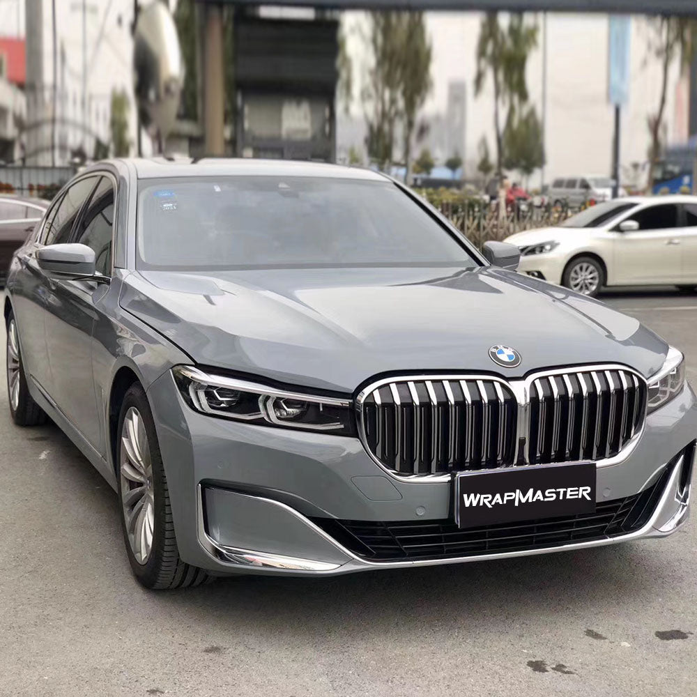 Super Gloss Cement Grey Wrap (PET Liner)