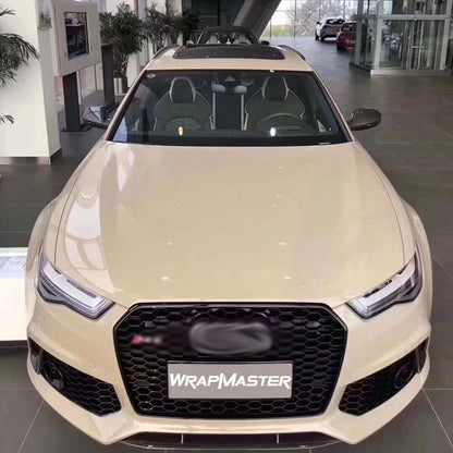 Super Gloss Khaki Milan Car Wrap Vinyl (PET Liner)