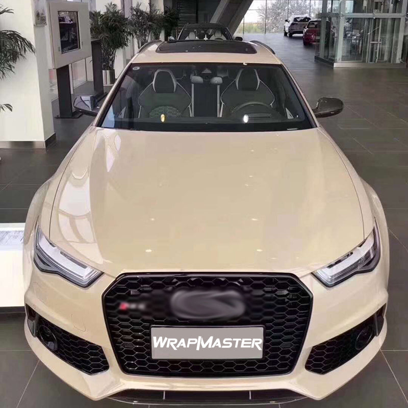 Super Gloss Khaki Milan Car Wrap Vinyl (PET Liner)