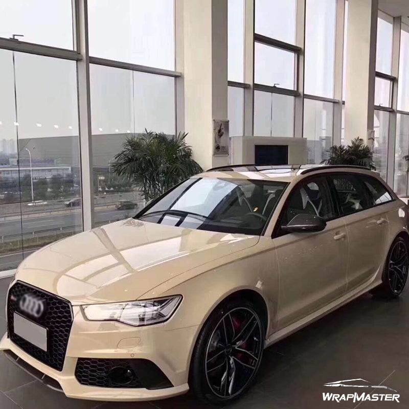 Super Gloss Khaki Milan Car Wrap Vinyl (PET Liner)