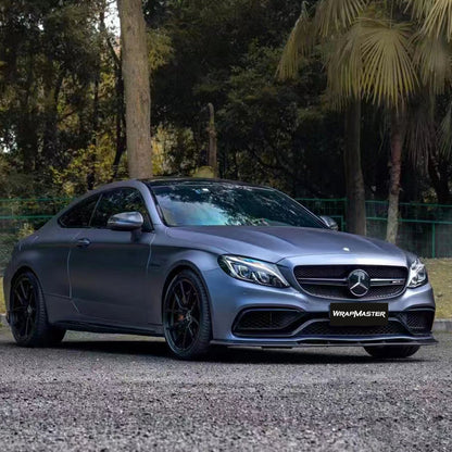 Matte Metallic Satin Racing Blue Vinyl Wrap (PET Liner)