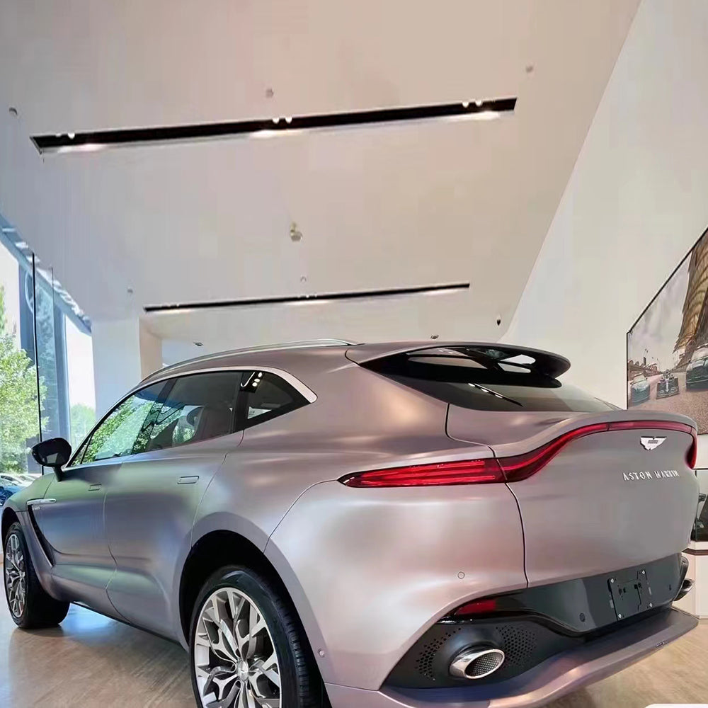 Matte Metallic Satin Dbx Purple Vinyl Wrap (PET Liner)